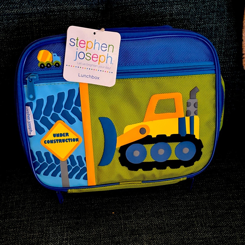 Stephen Joseph Construction Lunchbox Little Boys